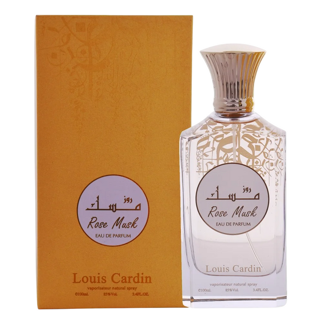 Louis Cardin Rose Musk – Eau de Parfum for Women, 100 ml