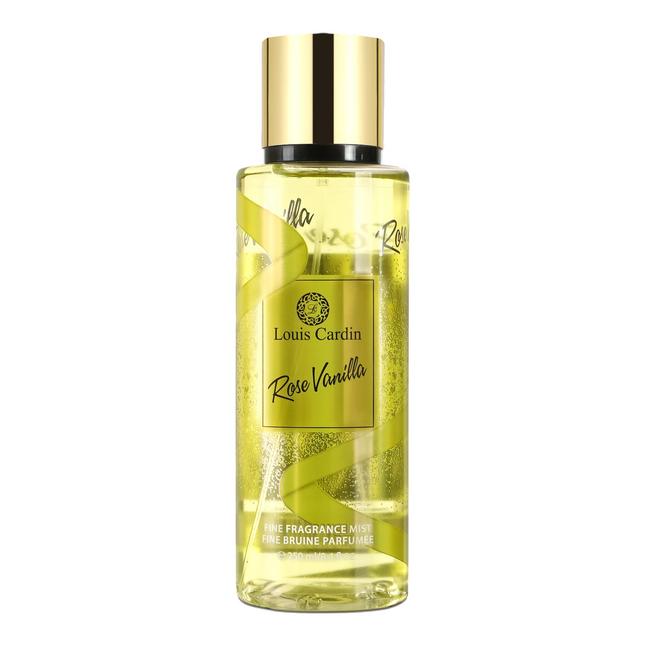 Louis Cardin Rose Vanilla – Body Spray for Women, 250 ml