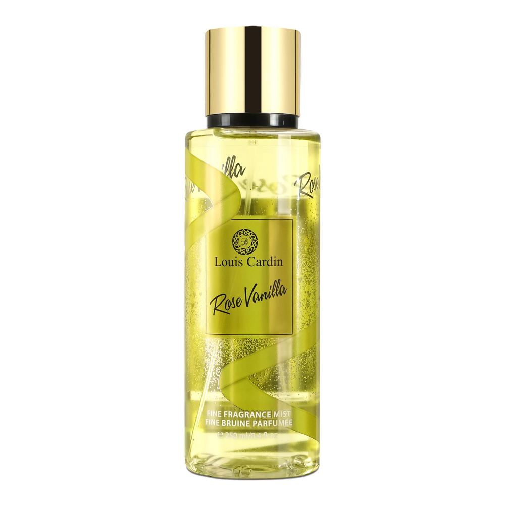 Louis Cardin Rose Vanilla – Body Spray for Women, 250 ml
