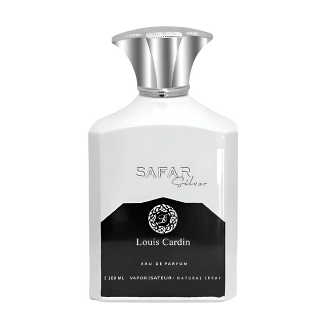 Louis Cardin Safar Silver – Eau de Parfum for Men, 100 ml