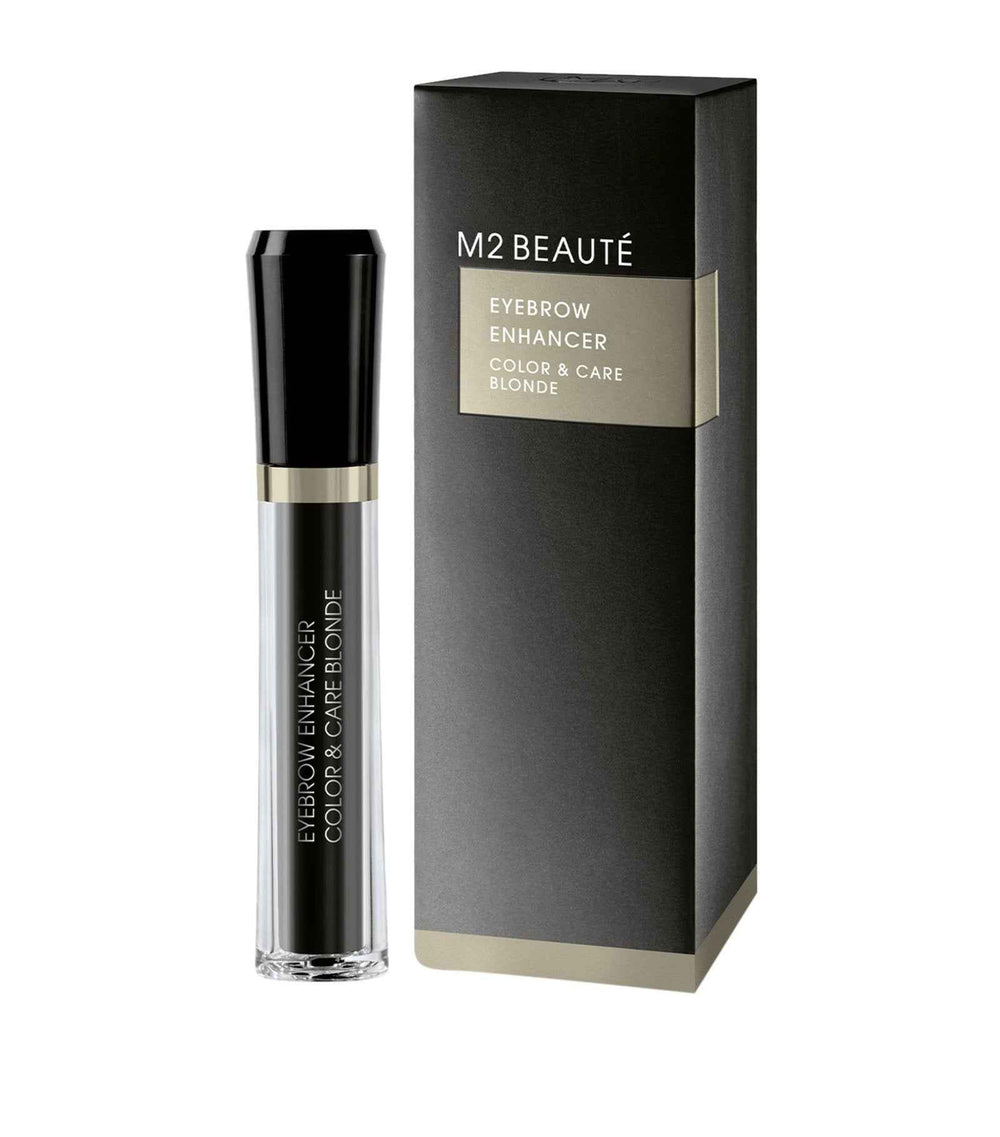 M2 Beaute Eyebrow Enhancer Color & Care Vegan Growth – Eyebrow Gel for Women, Blonde, 6 ml