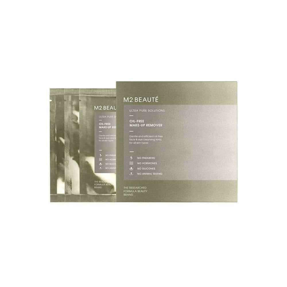 M2 Beaute Set M2 Beaute Ultra Pure Solutions – Makeup Remover Wipes for Women, 7 pcs