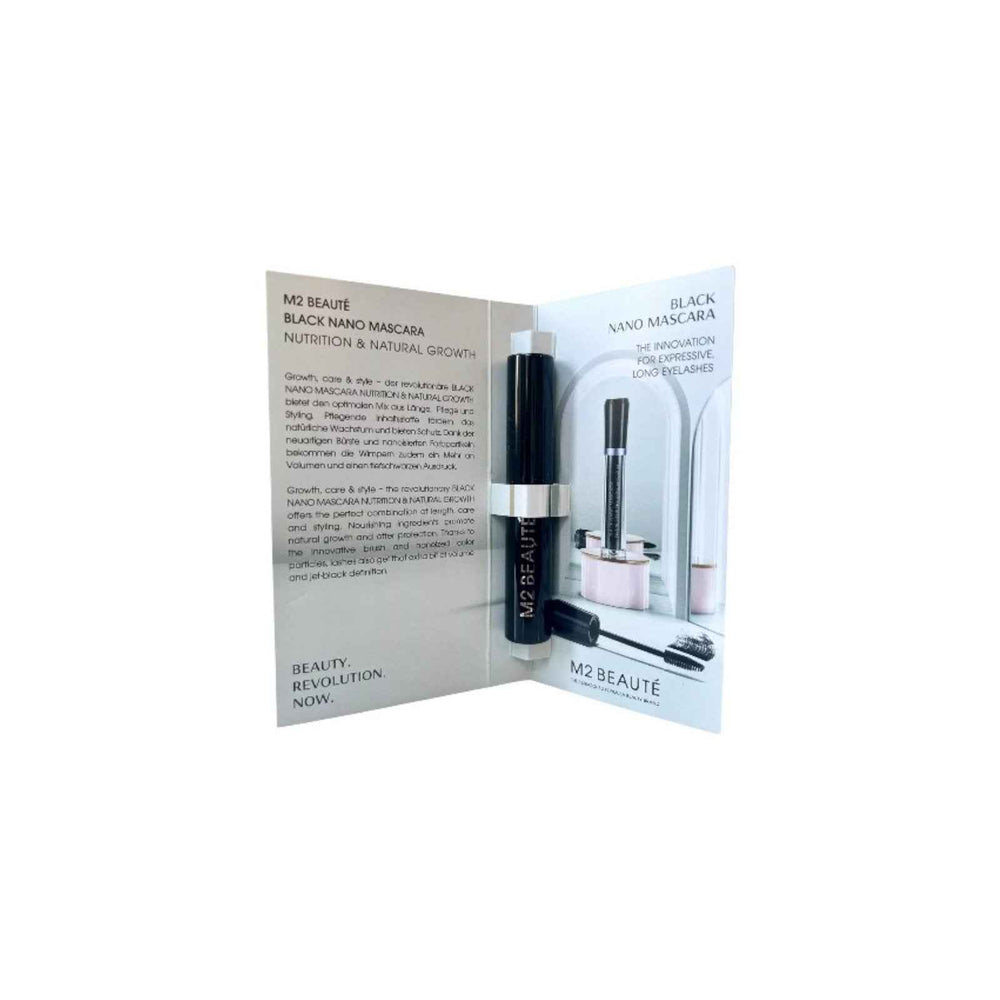 M2 Beaute Nano Nutrition Growth – Mascara for Women, Black, 1.5 ml Sample