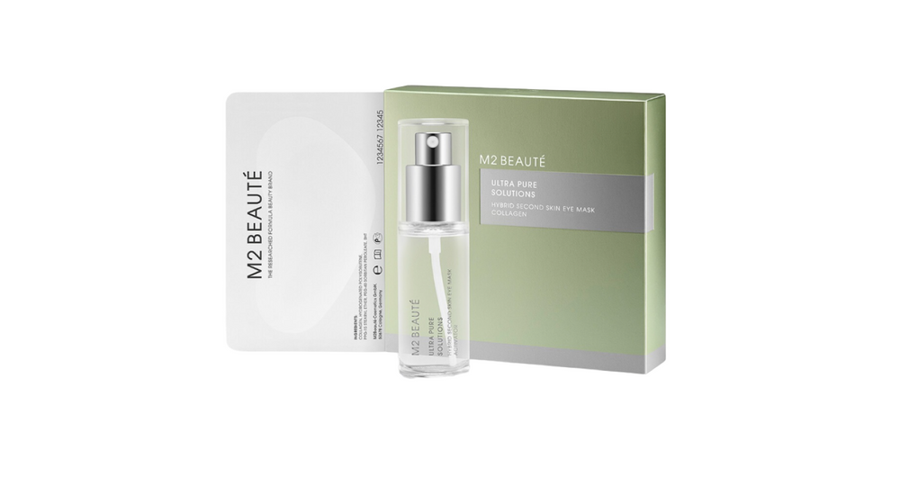 M2 Beaute Set M2 Beaute Ultra Pure Solutions Collagen Moisturizing – Eye Cream Mask for Women, 7 pcs
