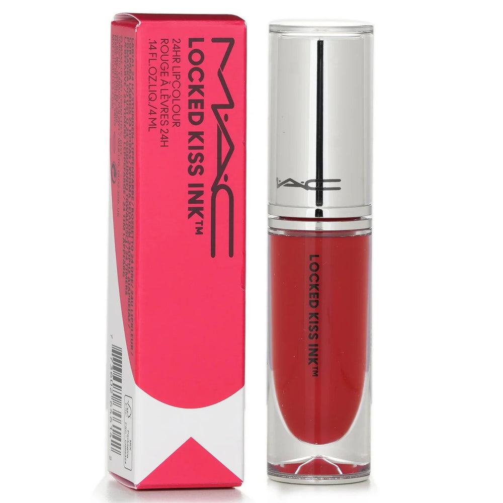 MAC Locked Kiss 24HR – Liquid Lipstick Unisex, 85, Poncy, 4 ml