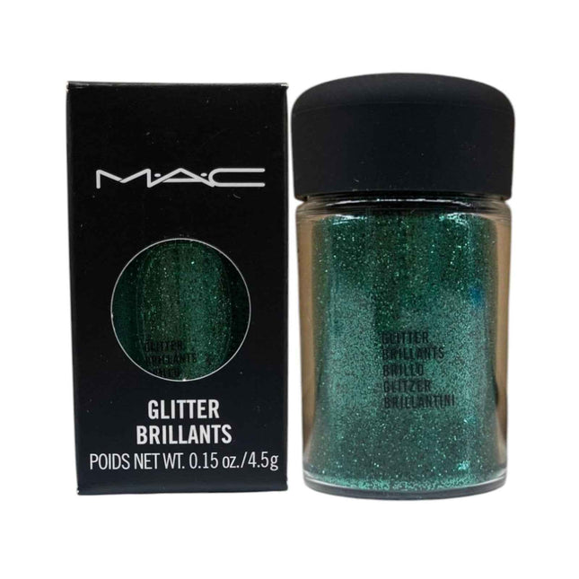 MAC Pigment – Loose Glitter Eyeshadow for Women, Green, 4.5 g