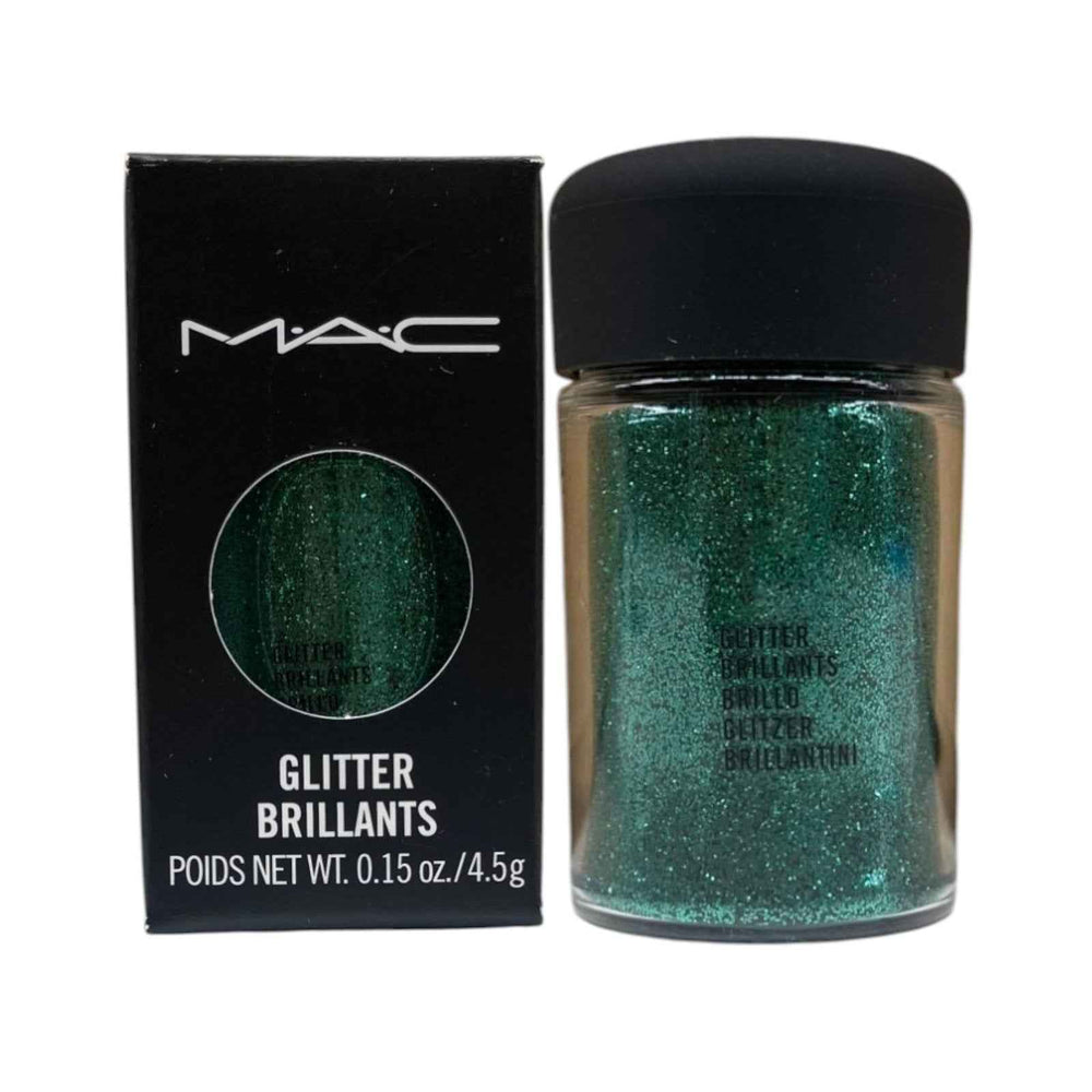 MAC Pigment – Loose Glitter Eyeshadow for Women, Green, 4.5 g