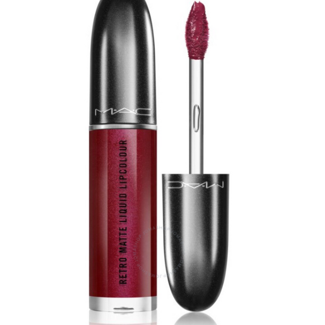 MAC Retro Matte – Liquid Lipstick for Women, 128, Crowned, 5 ml