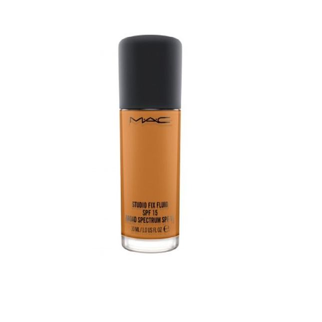 MAC Studio Fix Fluid Matte Finish – Liquid Foundation for Women, C55, SPF 15, 30 ml