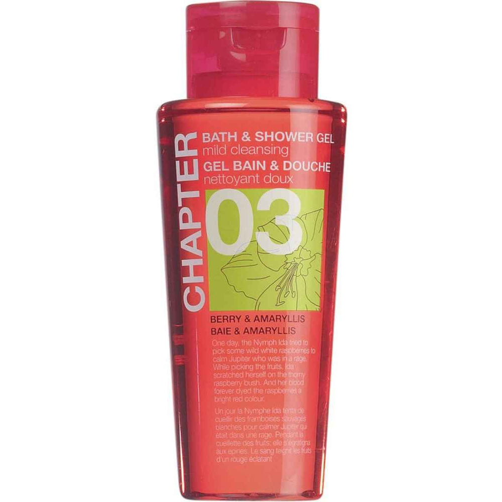 Mades Cosmetics Chapter 03 Berry & Amaryllis Hydrating – Shower Gel Unisex, All Skin Types, 400 ml Tester