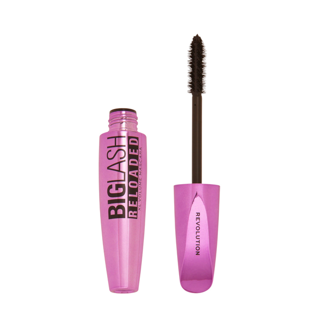 Makeup Revolution Big Lash Reloaded Volumising – Mascara for Women, Black, 8 ml