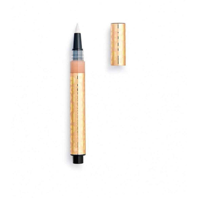 Makeup Revolution Brightening and Tightening – Cream Concealer for Women, Caramel Nude, 2.2 ml