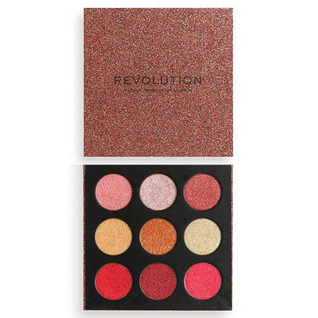 Makeup Revolution Euphoric Foil Palette – Eyeshadow Palette for Women, House Of Fun, 25 g