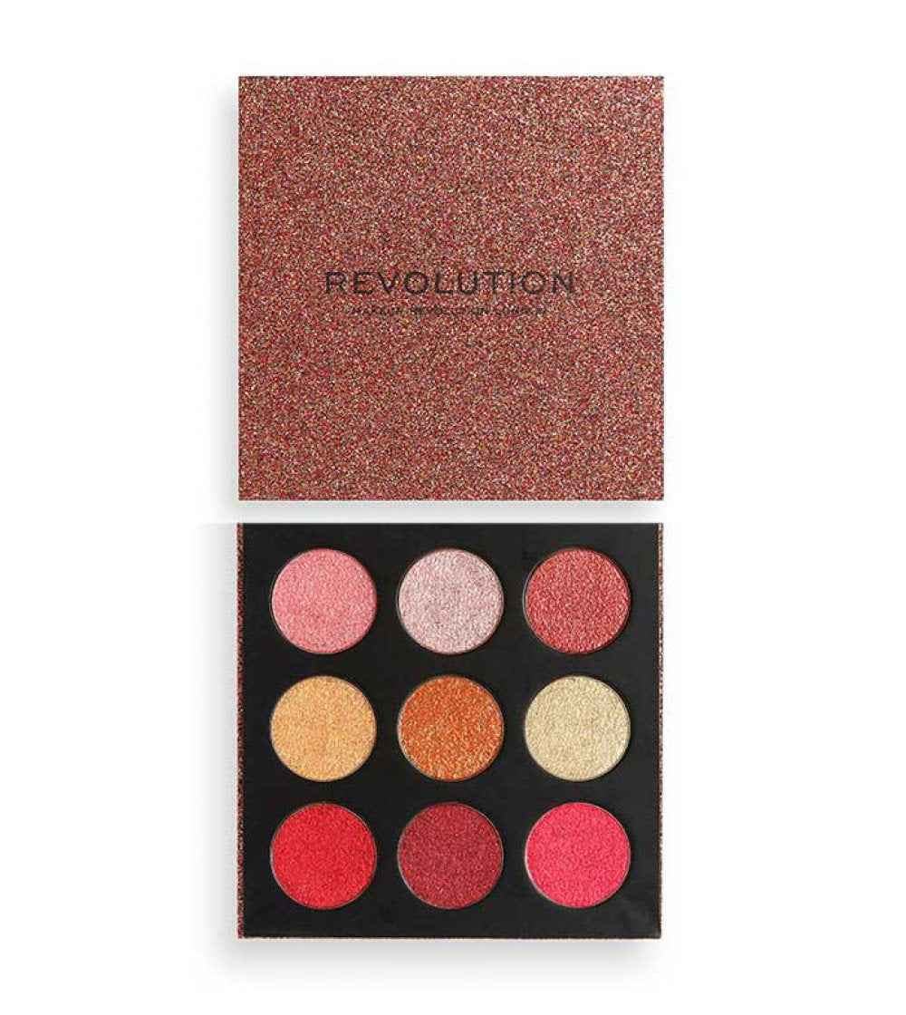 Makeup Revolution Euphoric Foil Palette – Eyeshadow Palette for Women, House Of Fun, 25 g