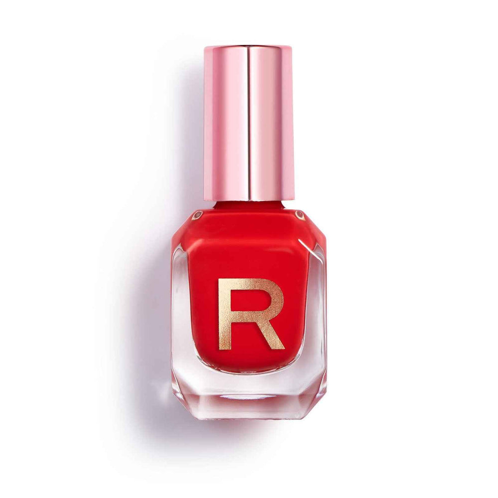 Makeup Revolution Express – Nail Polish for Women, Red Rush, 10 ml