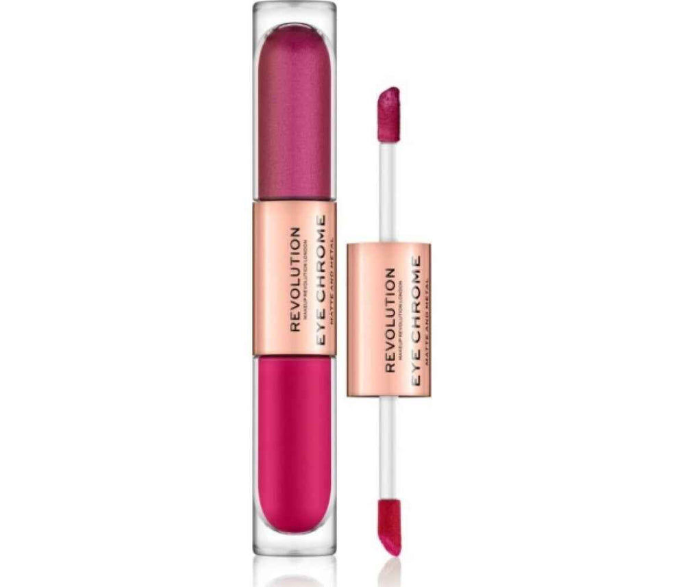 Makeup Revolution Eye Chrome – Liquid Blush for Women, Desire, 2.2 ml