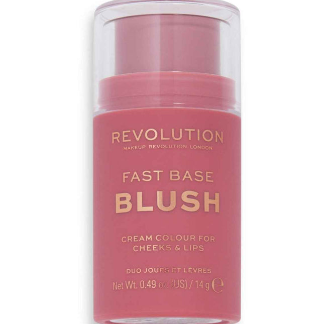 Makeup Revolution Fast Base – Blush Stick for Women, Bare, 14 g
