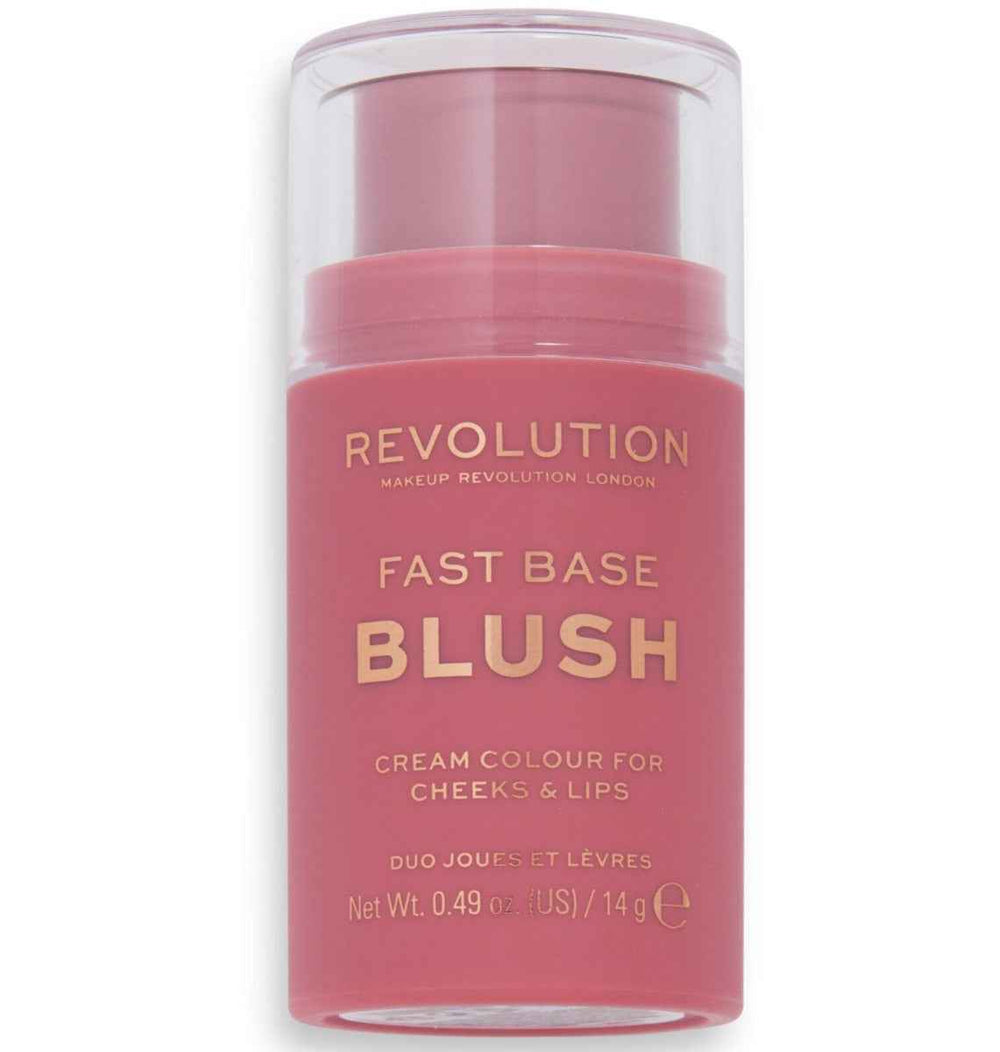 Makeup Revolution Fast Base – Blush Stick for Women, Bare, 14 g