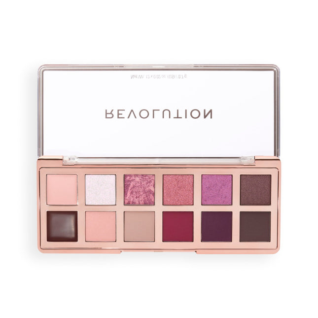Makeup Revolution Icon Palette – Eyeshadow Palette Unisex, Cherry, 12, 8.4 g