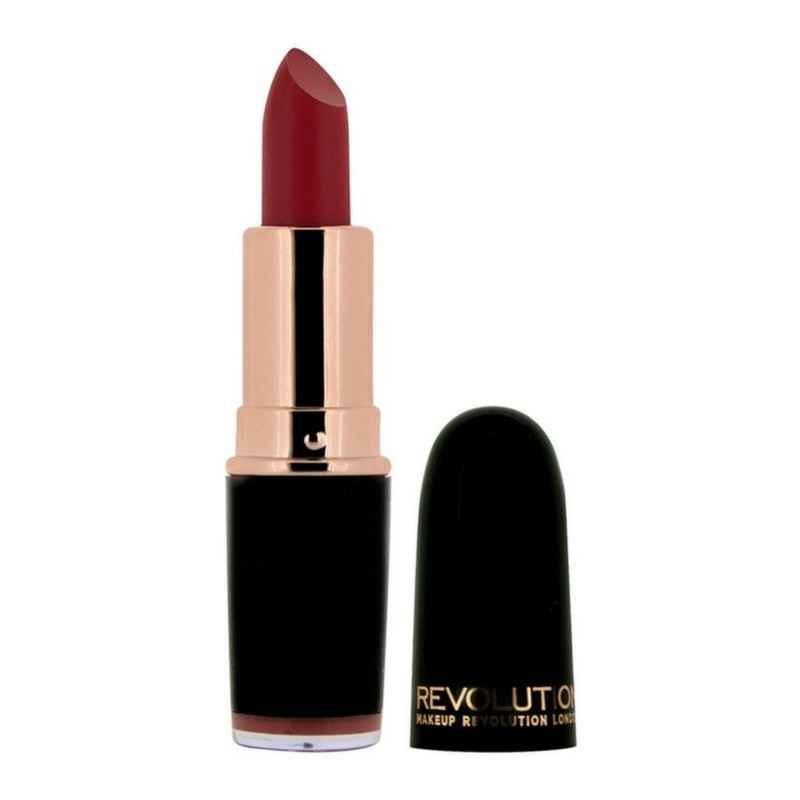 Makeup Revolution Iconic Pro Lipstick – Cream Lipstick for Women, Duel Matte, 3.2 g