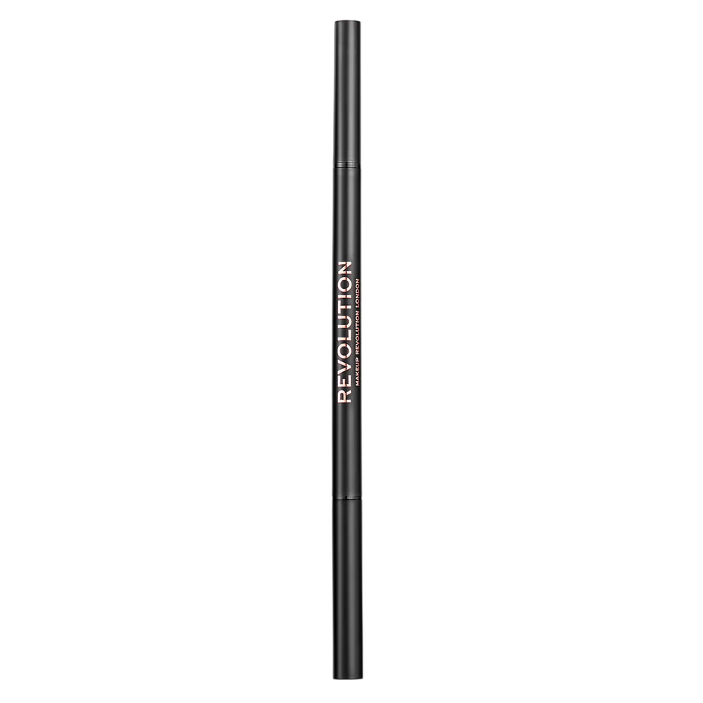 Makeup Revolution Precise Brow Vegan Matte Retractable – Eyebrow Cream Pencil & Brush 2-in-1 for Women, Warm Brown, 0.05 g
