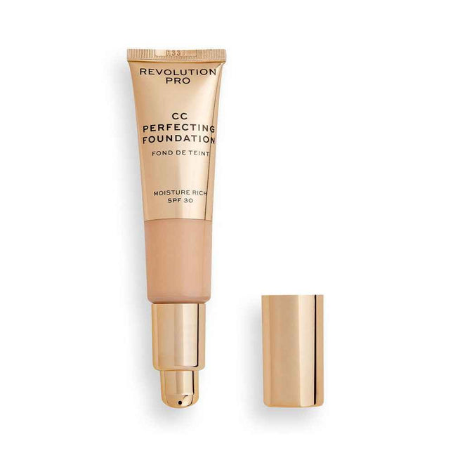Makeup Revolution Pro CC Perfecting – CC Cream for Women, F 0.5, SPF 30, 26 ml