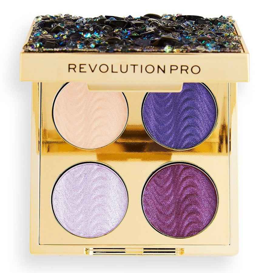 Makeup Revolution Pro Ultimate – Eyeshadow Palette for Women, Hidden Jewels, 4 Shades, 0.8 g