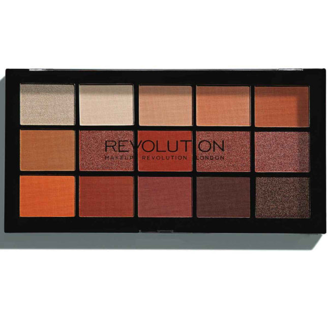 Makeup Revolution Reloaded – Eyeshadow Palette for Women, Iconic Fever, 15 Shades, 16.5 g