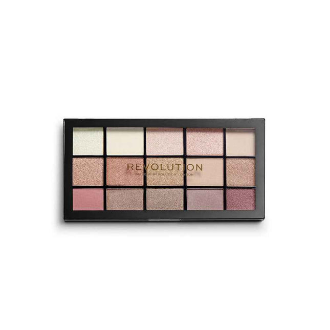 Makeup Revolution Reloaded Palette – Eyeshadow Palette for Women, Reloaded Iconic, 15 Shades, 16.5 g