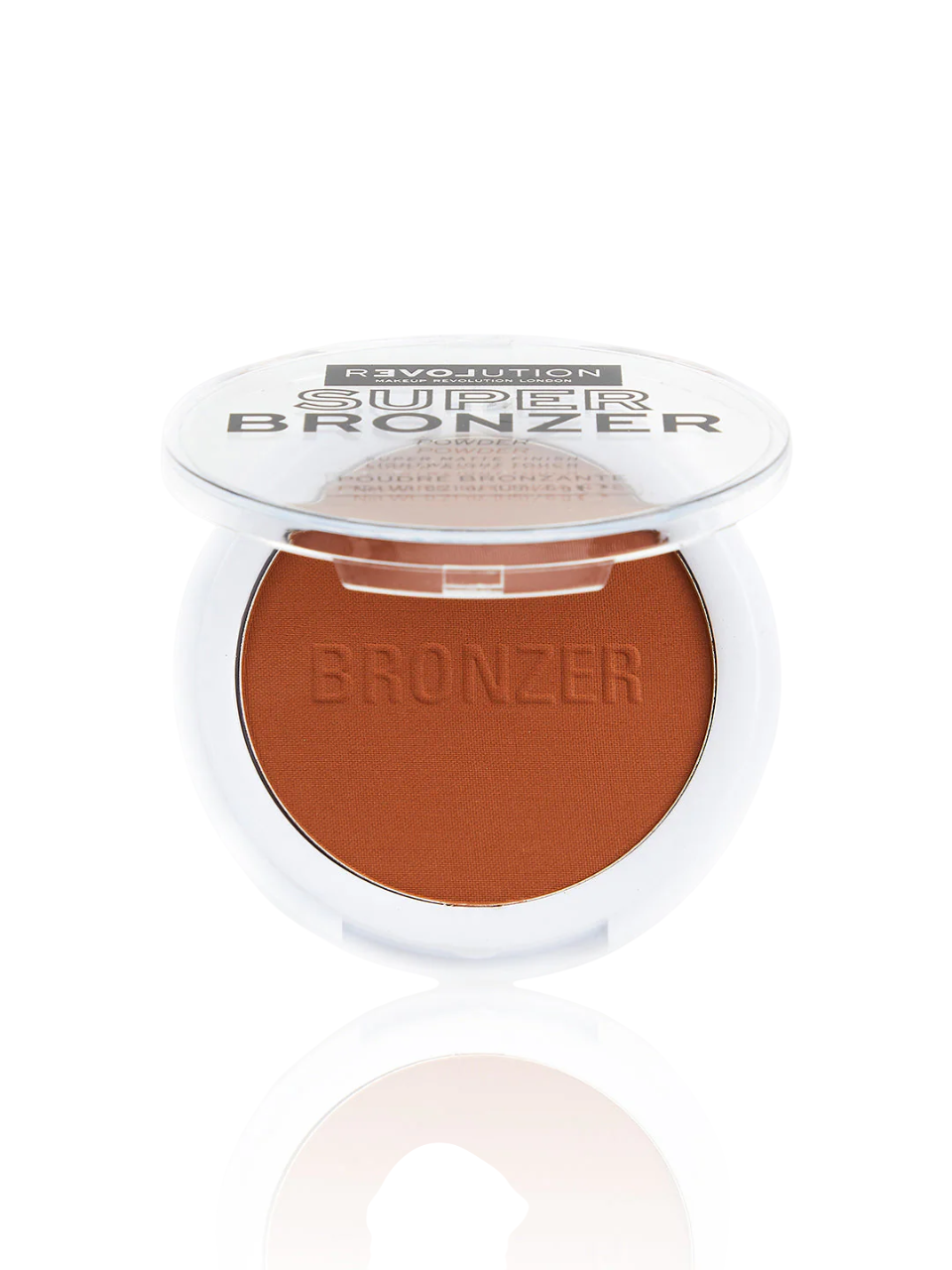 Makeup Revolution Relove Super Matte Finish – Bronzer Compact Powder for Women, Sahara, 6 g