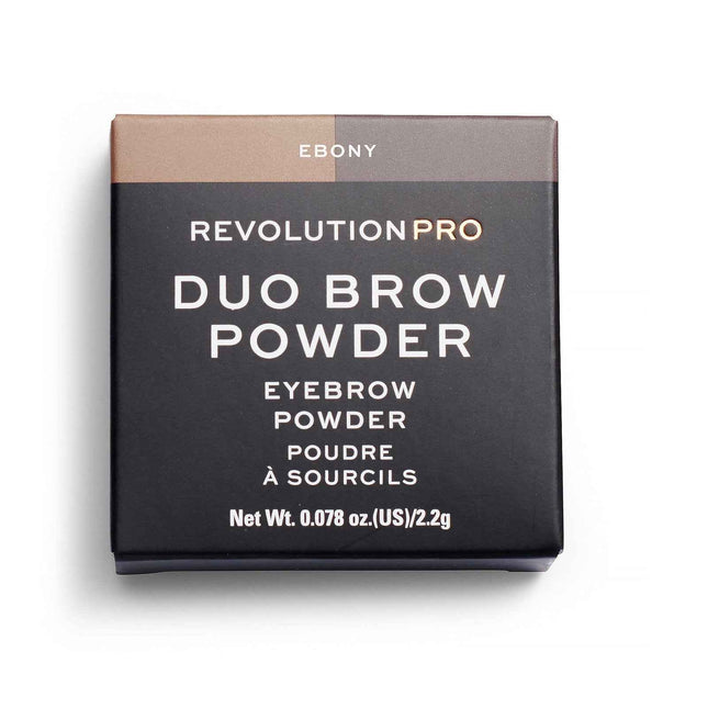 Makeup Revolution REVOLUTION PRO Vegan – Eyebrow Powder for Women, Ebony, 2.2 g