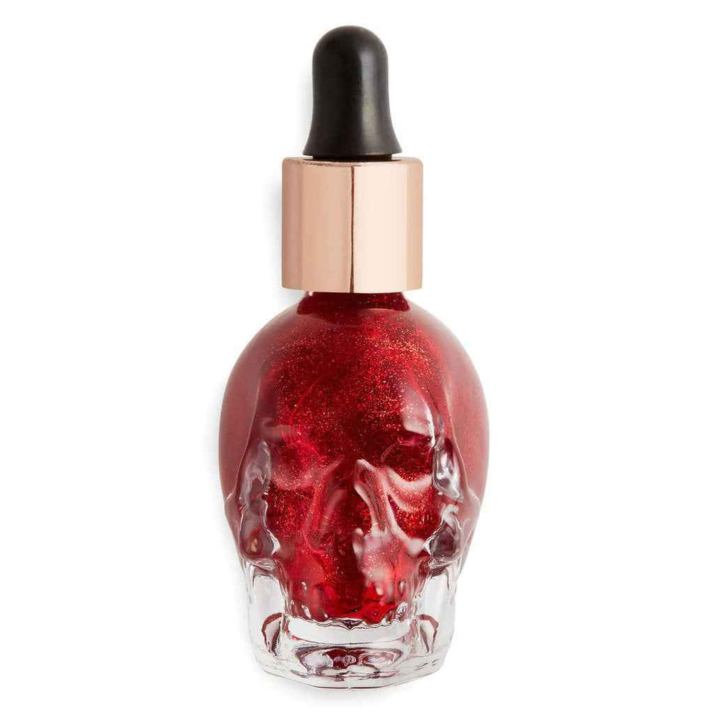 Makeup Revolution Skull Edition – Liquid Highlighter for Women, Creature Blood of My Enemies, 13 ml
