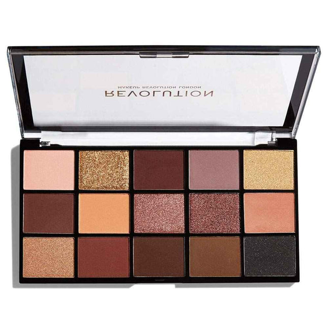 Makeup Revolution The Reloaded – Eyeshadow Palette for Women, Velvet Rose, 15 Shades, 16.5 g