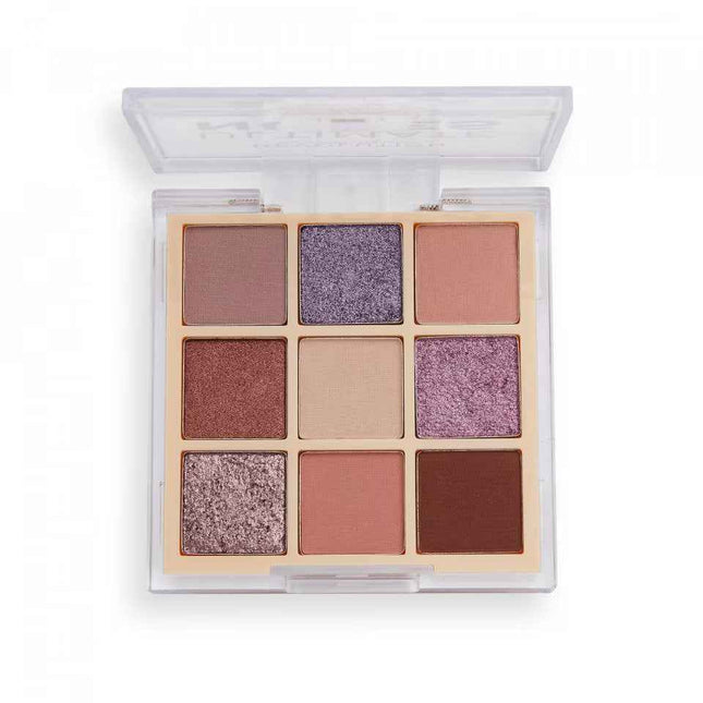 Makeup Revolution Ultimate Nudes – Eyeshadow Palette for Women, Light, 9 Shades, 8.1 g