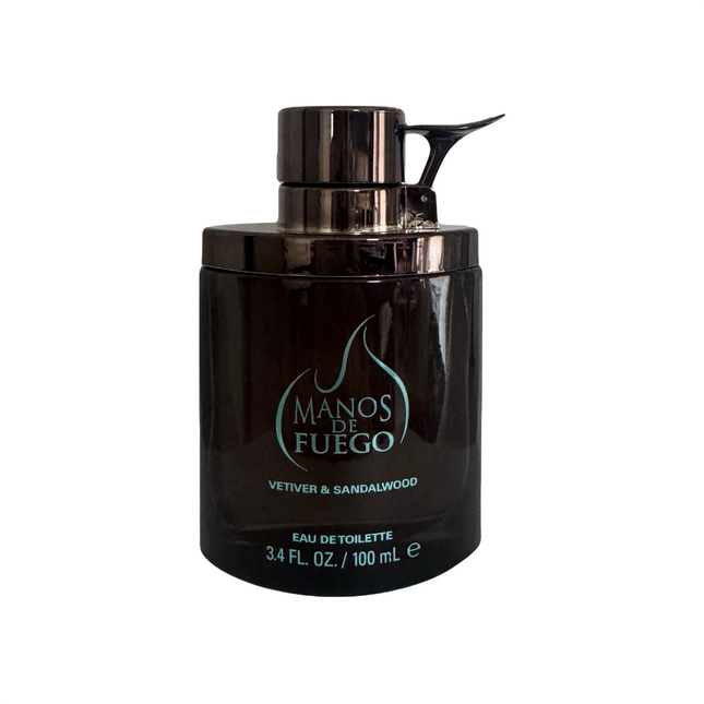 Manos De Fuego Vetiver & Sandalwood – Eau de Toilette for Men, 100 ml