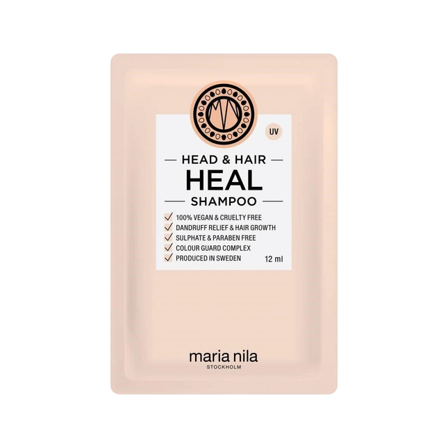 Maria Nila Head & Hair Heal Vegan – Hair Shampoo for Women, Anti-Dandruff, 12 ml