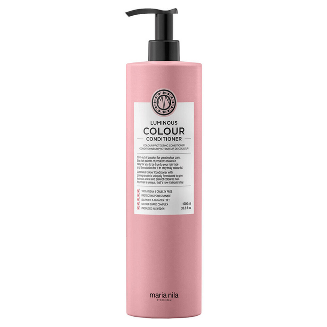 Maria Nila Luminous Colour Cruelty Free – Hair Conditioner for Women, For Colour Protection, 1000 ml