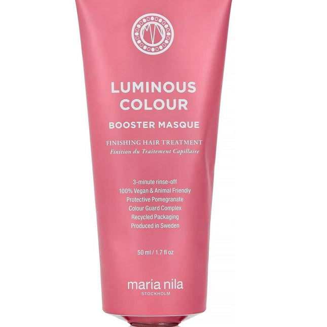 Maria Nila Luminous Colour Pomegranate Extract – Hair Treatment Cream Mask for Women, For Nourishing, 50 ml