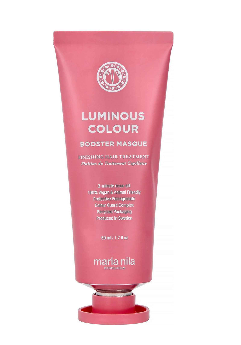 Maria Nila Luminous Colour Pomegranate Extract – Hair Treatment Cream Mask for Women, For Nourishing, 50 ml