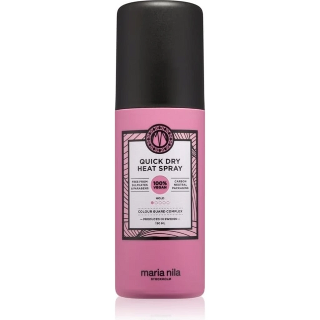 Maria Nila Quick Dry Cruelty Free – Hair Spray Unisex, For Heat Protectant, Light Hold, 150 ml