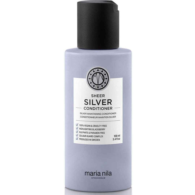 Maria Nila Sheer Silver – Hair Conditioner for Women, For Colour Protection, 100 ml