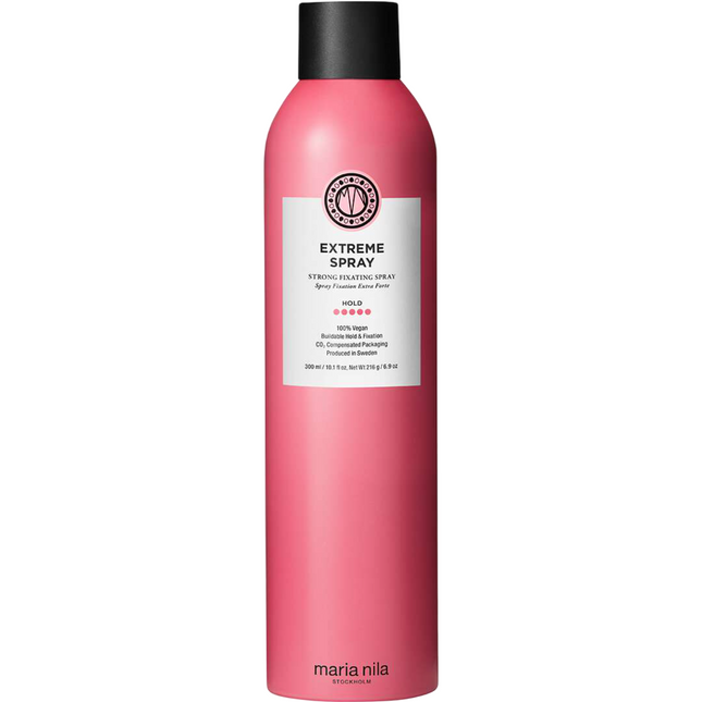 Maria Nila Style & Finish – Hair Spray for Women, Firm Finishing, Extreme Hold, 300 ml