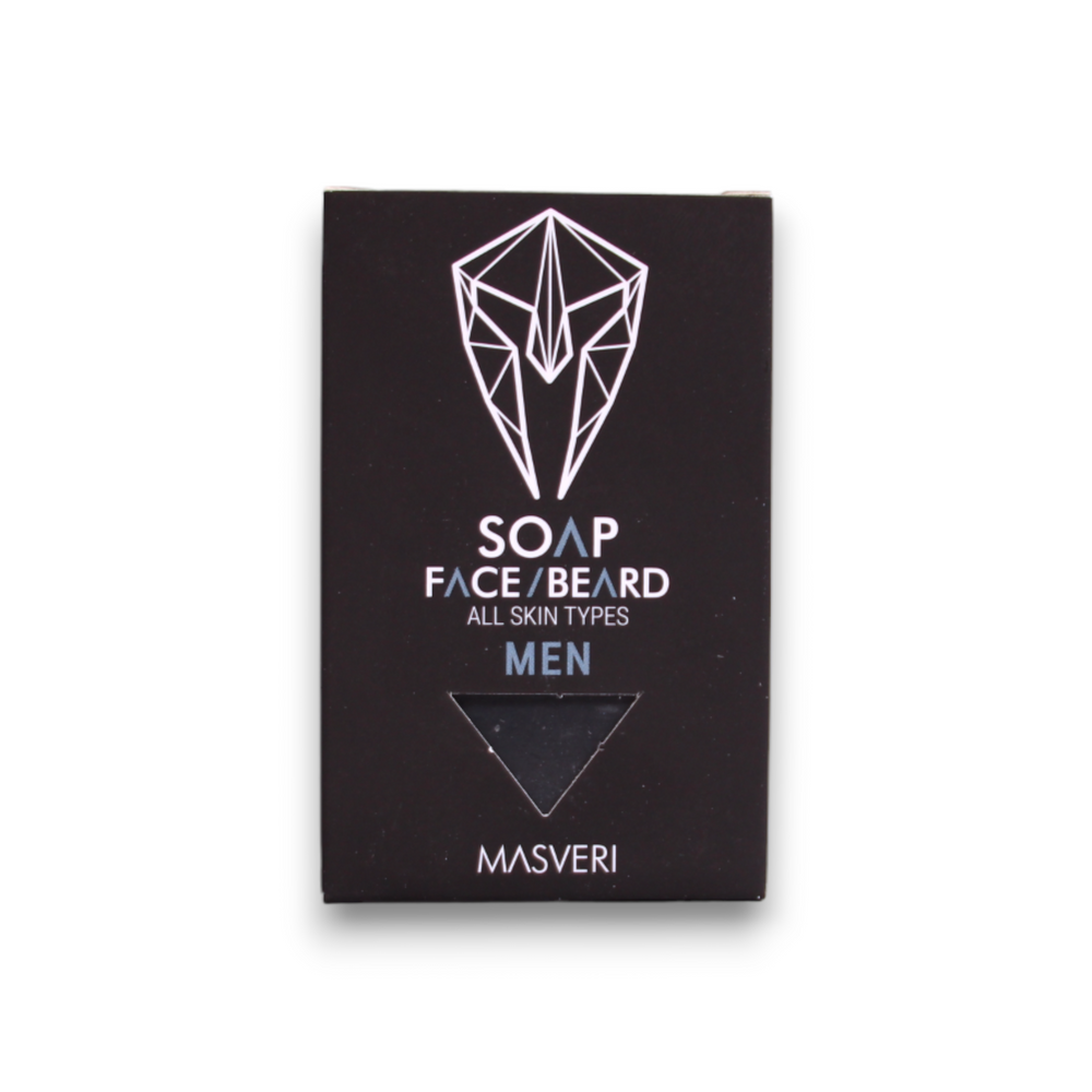 Masveri Paraben-Free – Grooming Soap Bar for Men, For Cleansing, Face & Beard, g 100