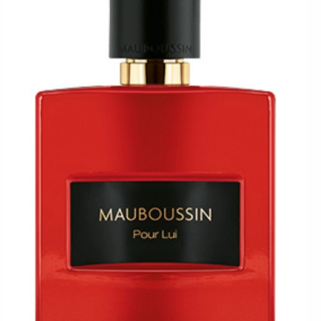 Mauboussin In Red – Eau de Parfum for Men, 100 ml