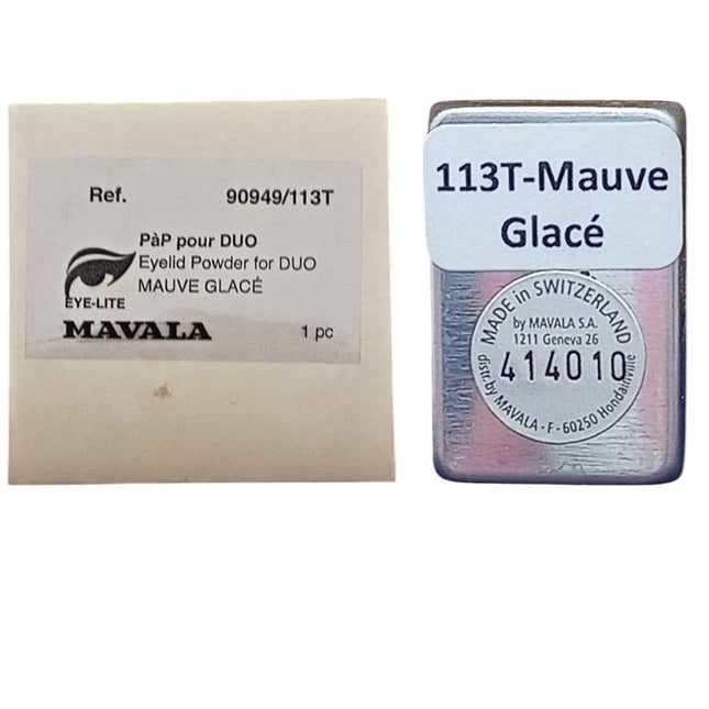 Mavala Duo Satin – Eyeshadow Powder for Women, Mauve Glace, x, 1.2 g Tester