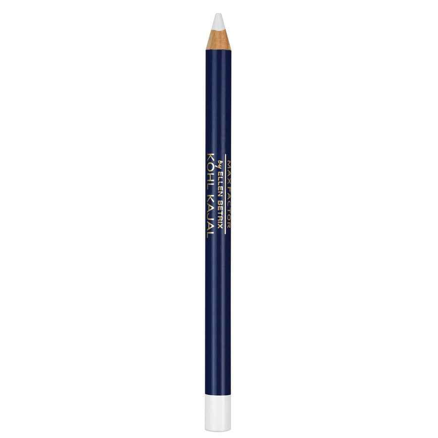 Max Factor By Ellen Betrix – Kohl Kajal Eyeliner for Women, 010, White, 4 g