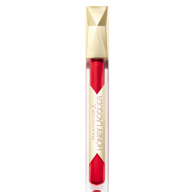 Max Factor Honey Lacquer – Liquid Lipstick for Women, Floral Ruby, 3.8 ml