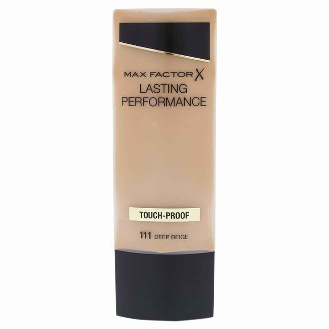 Max Factor Lasting Performance – Liquid Foundation for Women, 111, Deep Beige, 35 ml