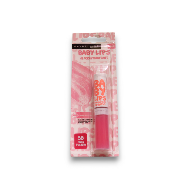 Maybelline Baby – Lip Gloss for Women, 35, Fab & Fuchsia, 5 ml