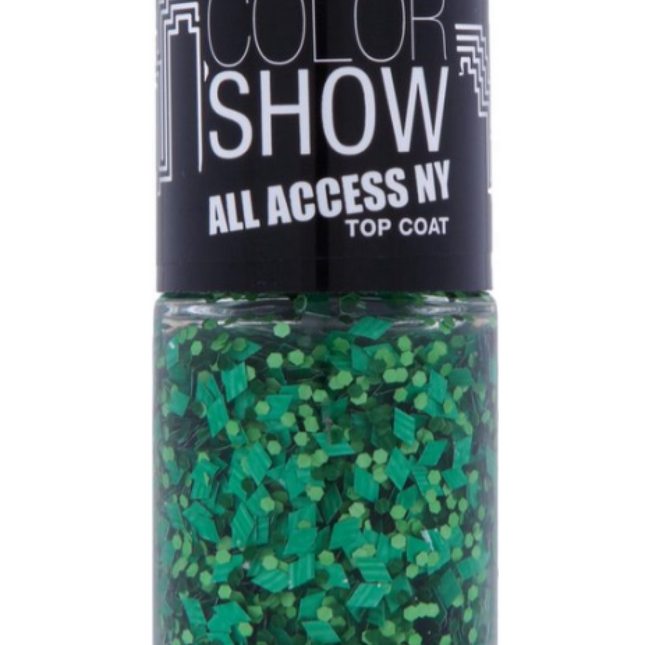 Maybelline Color Show All Access Top Coat – Nail Polish for Women, Nr. 425, Lady Liberty, 6 ml
